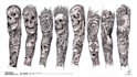 professionally design your sleeve tattoo , chest tattoo