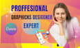 be your professional graphics designer and canva expert