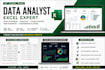 do data analysis, excel tasks, data cleaning, web scraping