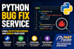 fix python errors and debug your code