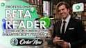 be your beta reader, book beta reader, ebook beta read with detailed feedback
