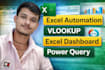 do excel formulas, vlookup, power query and automation