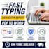 fast and accurate typing work from PDF, or handwritten notes