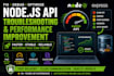 fix and optimize your nodejs or express API performance