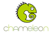 create a creative chameleon mascot logo design