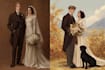 draw couple portrait for wedding illustration