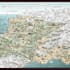 create unique hand drawn map vector illustration