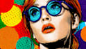 draw a retro pop art roy lichtenstein style