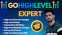 setup gohighlevel CRM, funnels and automation workflows