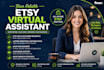 be your etsy virtual assistant