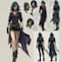 create professional anime model sheet