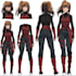 create complete anime character sheet