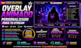 design custom animated stream overlay twitch tiktok spanish obs setup streamlab