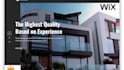 build wix property developer website real estate development company website