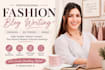 create SEO optimized fashion blog content