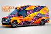 do a custom car wrap design, van wrap design and car wrap