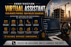 be your virtual assistant in construction project management and cost estimation