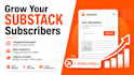 promote your substack newsletter, boost subscribers substack page link promotion