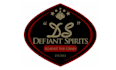design suitable spirits defiant distillery logo