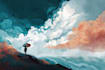 draw digital watercolor illustration