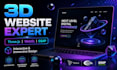create 3d interactive website with threejs webgl gsap animation reactjs r3f