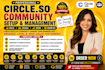 circle so community setup circle online community circle so manager circle so