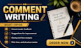 read, edit, and provide detailed feedback on your writing