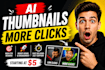 create professional ai images thumbnails and designs