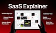 create saas promo video with UI animation