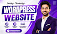 design and develop wordpress website or landing page with elementor pro