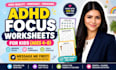 create adhd focus worksheets and printable activities for kids