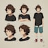 create full anime character sheet