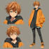 draw clean anime character sheet