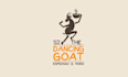 design dancing goat loves coffee cafe logo