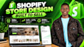 do shopify website design, shopify store design and shopify website development