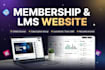create wordpress membership website, lms online course and subscription site