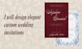 design elegant custom wedding invitations