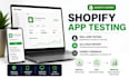shopify app review website installation product review app testing user testing