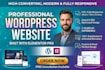 design a responsive wordpress website with elementor