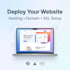 deploy your website to netlify, vercel, heroku, render