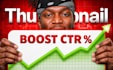 design professional youtube thumbnail for you