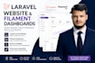 develop laravel website design with filament dashboards