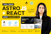 build astro js react website using tailwind CSS