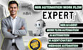 be your professional n8n automation specialist, n8n work flows