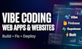 create no code website, vibe coded website for you