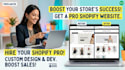 shopify store management for you