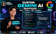 build custom gemini ai agents, chatbots, and rag applications