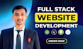 do full stack custom website development as full stack developer