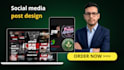 design eyecatching social media posts and flyers for u brand