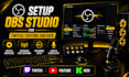 setup configure obs studio for live streaming recording